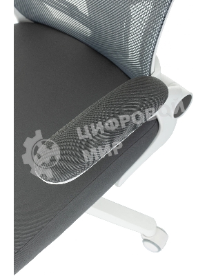 Кресло Бюрократ ASTER N-W TW-04 Neo Grey темно-серый, сетка/ткань, 120 кг, механизм качания