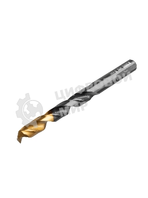 Сверло по металлу Denzel 9 мм, HSS-Tin, Golden Tip, 8 шт.