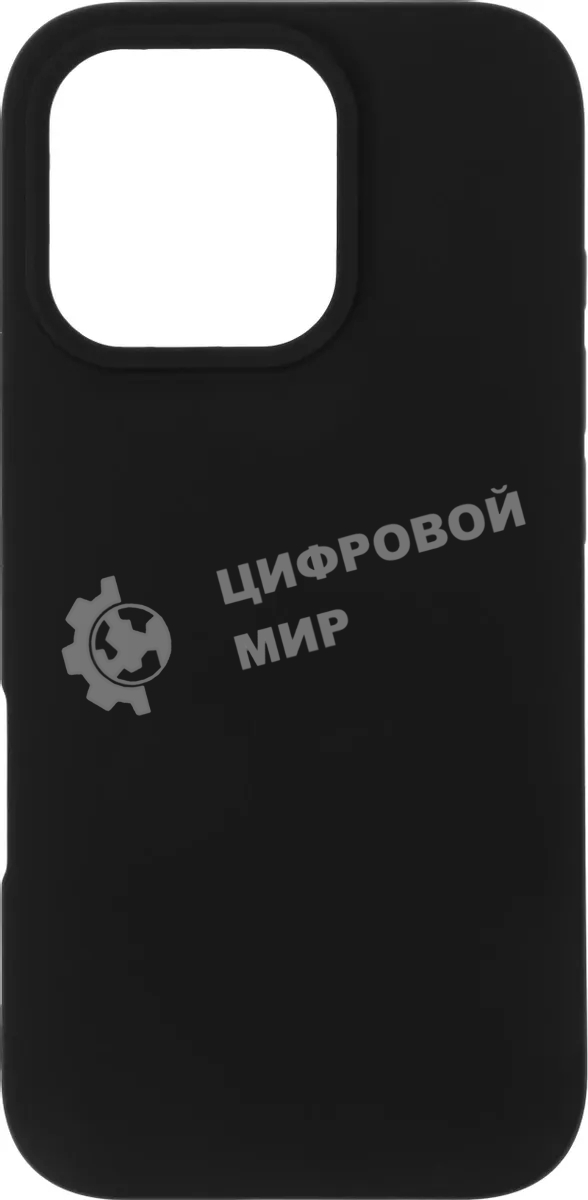 Чехол (клип-кейс) BoraSCO для Apple iPhone 16 Pro Microfiber Case черный (73691)