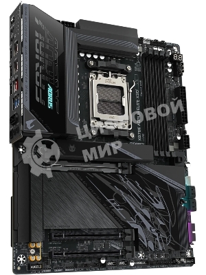 Материнская плата Gigabyte X870E AORUS ELITE X3D, AM5, AMD X870E, 4xDDR5, 4xSATA, 4xM.2, 1xPCIe 5.0 x16, 1xPCIe 4.0 x16, 1xPCIe 3.0 x16, 1xHDMI, 1x5Gb LAN, Wi-Fi 7, Bluetooth 5.4, 2xUSB-C 40Gbps (USB4), 1xUSB-C 10Gbps, 5xUSB-A 10Gbps, 3xUSB-A 5Gbps, 3x3.5 мм + S/PDIF оптический, 7.1, ATX