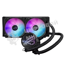 Жидкостная система охлаждения ASUS ROG RYUO III 240 ARGB черный, 120 мм, алюминий, 2200 об/мин, 36.45 дБ, 4 pin