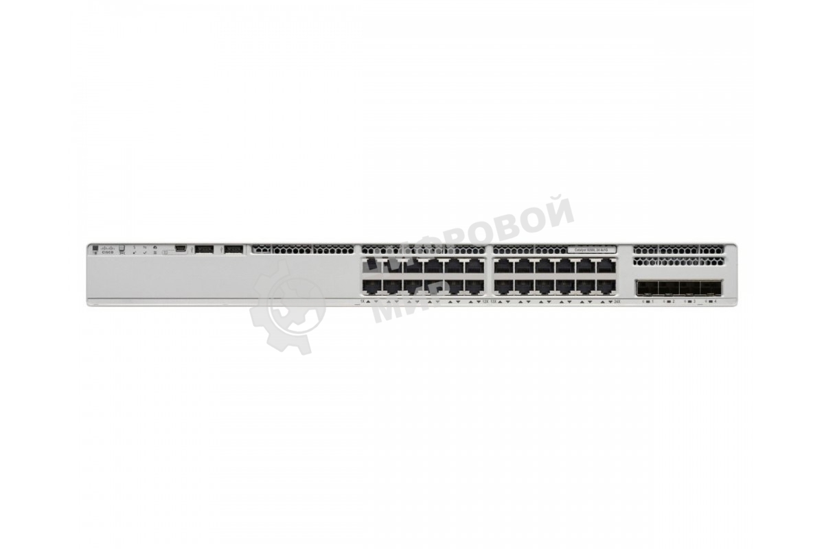 Коммутатор Catalyst 9200 24-port PoE+, Network Advantage