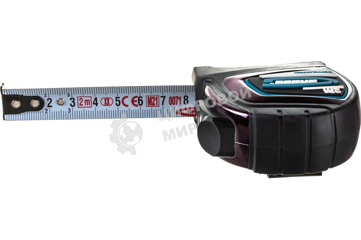 Рулетка Gross 31121''doppelhaken'' 2м x 16мм односторонний зацеп нейлон двуст. шкала автоматич