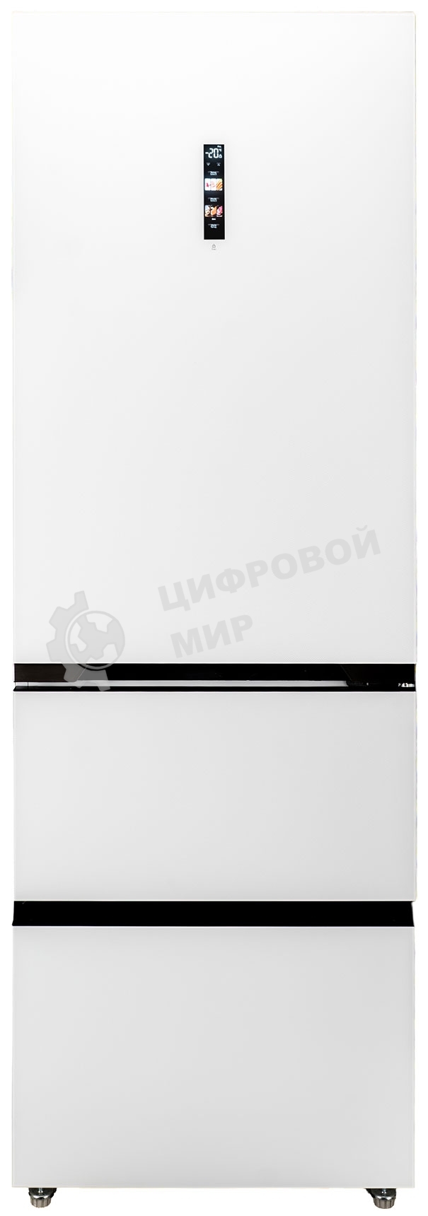 Холодильник DeLonghi DMFS 19PINF BB MATTEO белый трехкамерный 265/140л морозилка снизу, No Frost