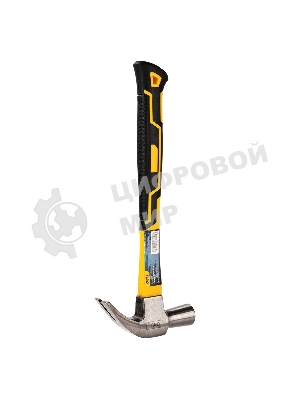 Молоток-гвоздодер Deli DL5027Y 500 гр Фибергласовая рукоять