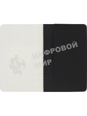 Блокнот Moleskine CAHIER JOURNAL QP314 Pocket 90x140 мм обложка картон 64стр. пунктир черный (3 шт)