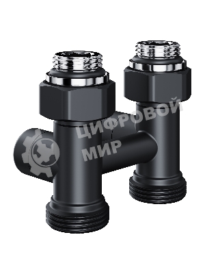 Узел нижнего подключения Royal Thermo Design прямой 1/2