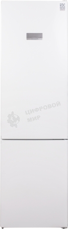 Холодильник Weissgauff CBN2WB1W2 INVERTER белый двухкамерный 280/108л морозилка снизу, No Frost