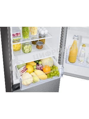 Холодильник Samsung RB34C632ESA/EF графит двухкамерный 227/114л морозилка снизу, No Frost