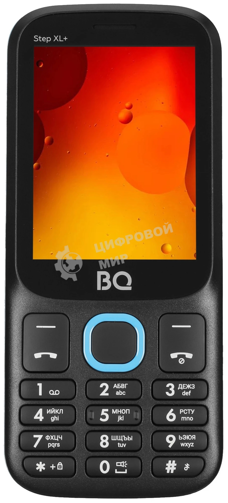 Мобильный телефон BQ 2820 Step XL+ черный/синий