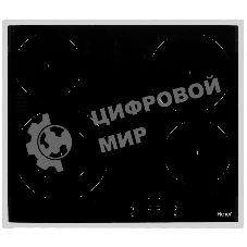 Электрическая варочная поверхность Haier HHY-C64DFB, 4 конфорки, с зоной расширения, стеклокерамика, 6900 Вт