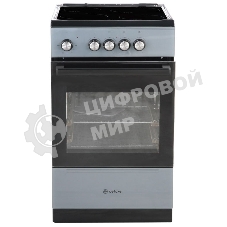 Плита электрическая De Luxe 506004.14эс белый/черный стеклокерамика (без крышки)