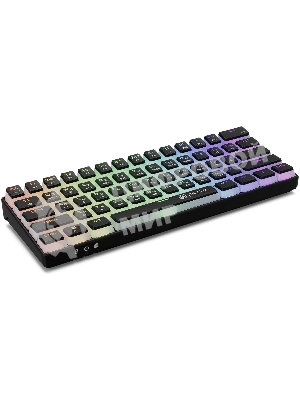 Клавиатура беспроводная Oklick K763W механическая черный USB BT/Radio Multimedia for gamer LED (1920548)