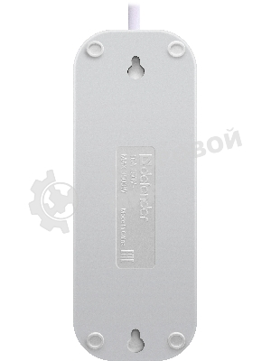 Удлинитель с заземлением Defender L330 16 А, 3 м, заземление, выключатель