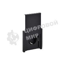 Розетка IEK FORTE&PIANO FP119 с заземлением с защитными шторками и крышкой безвинтовое крепление 16А IP44 черный