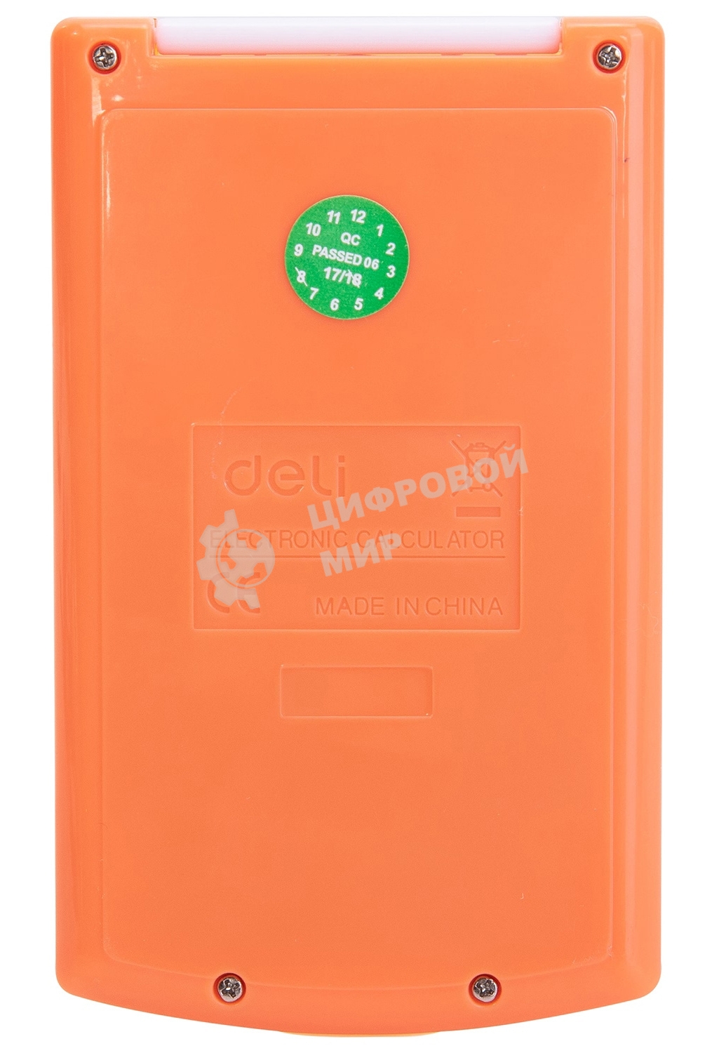 Калькулятор карманный Deli E39217/OR оранжевый 8-разр.