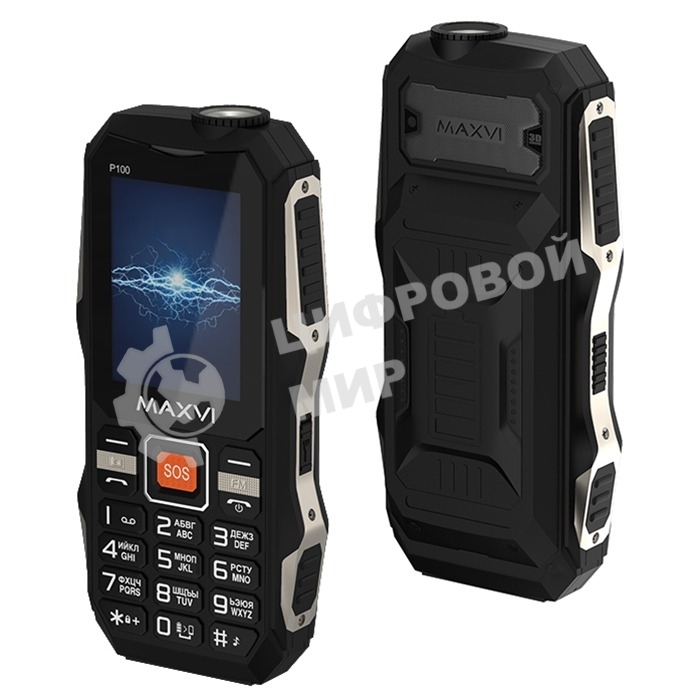 Мобильный телефон Maxvi P100 черный
