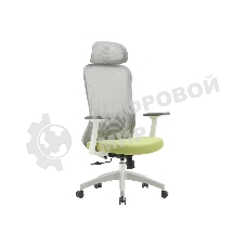 Кресло Cactus CS-GMC515-GYGN серый, сетка, подголовник