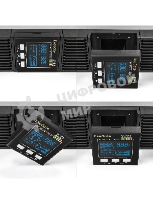 Источник бесперебойного питания On-line ExeGate EP285646RUS PowerExpert ULS-1000.LCD.AVR.C13.USB.RS232.SNMP.2U 1000VA/1000W, On-Line, PF=1, LCD, 4*IEC-C13, RS232, USB, SNMP-slot, Rackmount 2U/Tower, черный