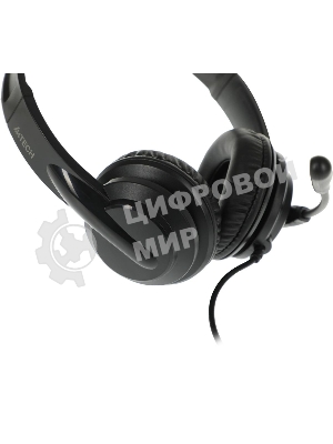 Гарнитура A4Tech HU-10 чёрный, проводная