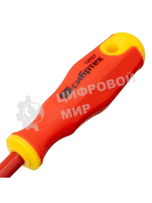 Набор отверток Сибртех диэлектрических до 1000в тестер crv двухкомпонентные рукоятки (5шт.)