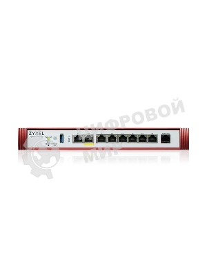 Межсетевой экран Zyxel USG FLEX 200H, Rack, 2xRJ-45: 1/2.5G (LAN/WAN), 6xRJ-45: 1G (LAN/WAN), 1xUSB3.0 (Не продается отдельно, только в составе комплекта)