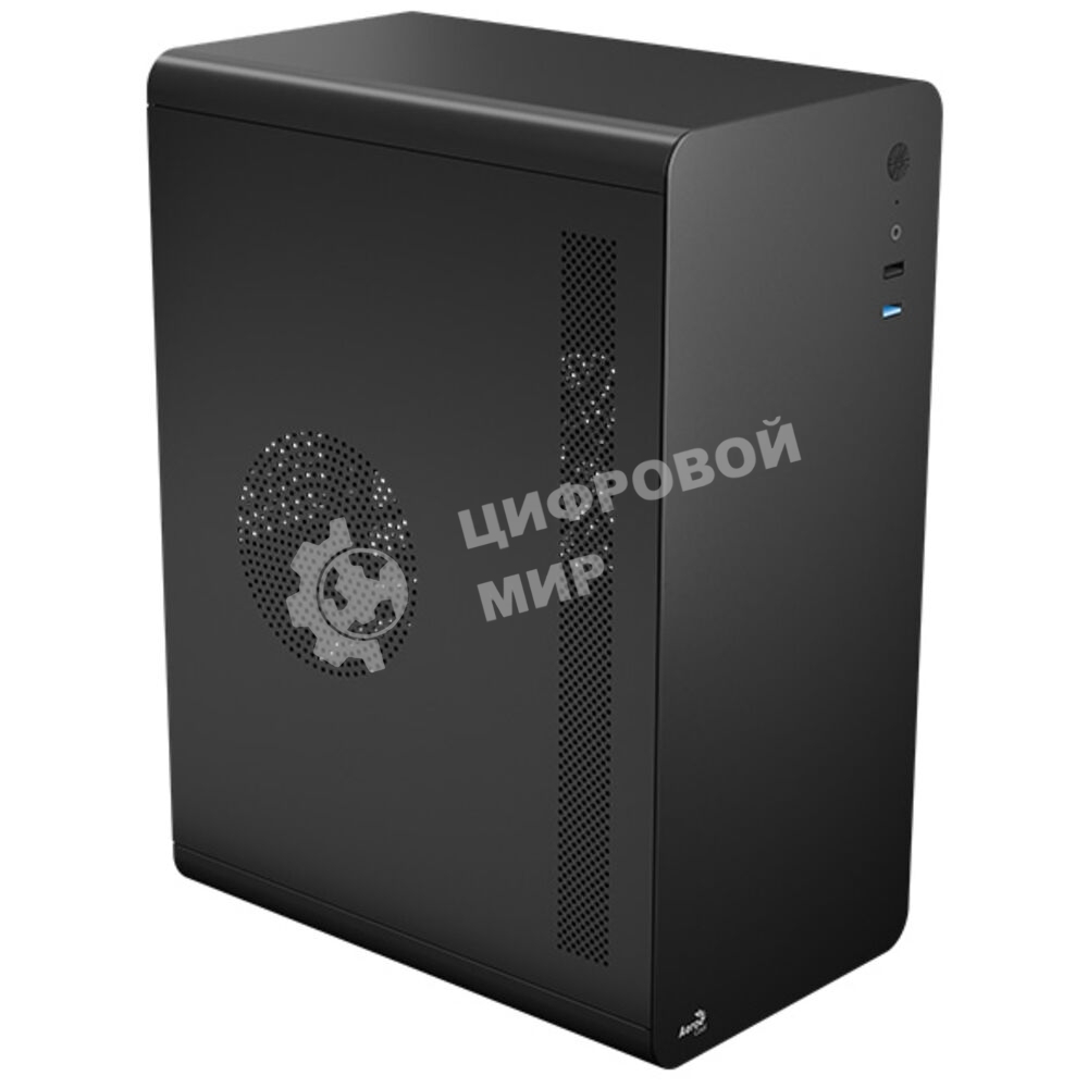 Компьютерный корпус Aerocool / Formula CS-110-S-BK-v1 (mATX, 0.7мм, USB 3.0 x1, USB 2.0 x2, 1x 8см Black Fan)