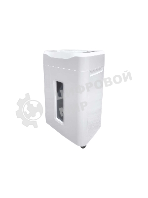 Шредер Office Kit S210N 3,9x38 белый (секр.P-4) фрагменты 16лист. 35лтр. скрепки скобы пл.карты CD