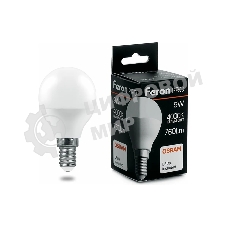 Лампа светодиодная Feron PRO LB-1409 9Вт Е14 белый матовый шар