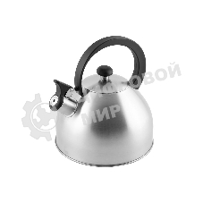 Чайник для плиты со свистком MALLONY Opera 2,5 л, матовый, из нерж стали (005179)