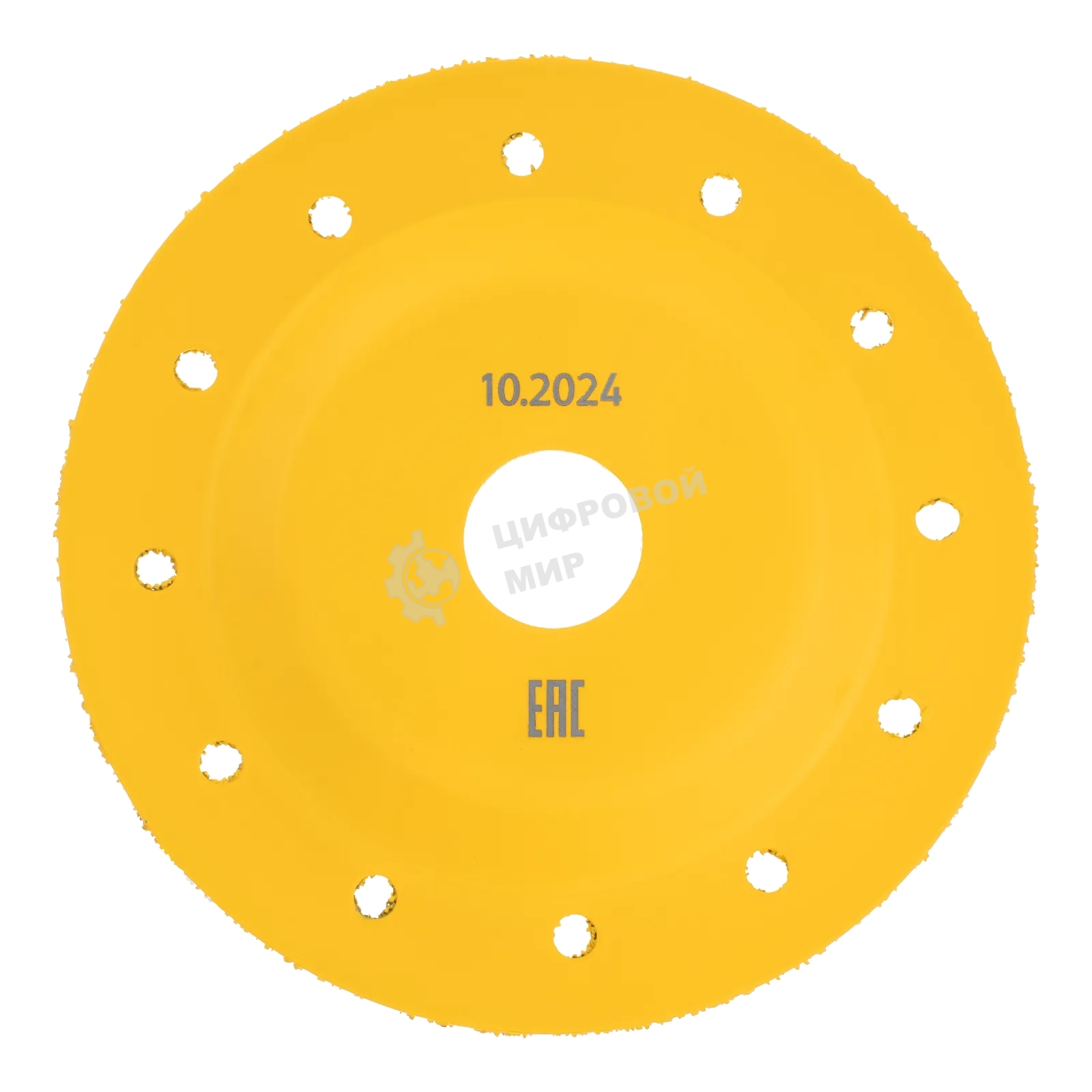 Чашка твердосплавная зачистная Denzel 125 мм, плоская, мелкое зерно #32