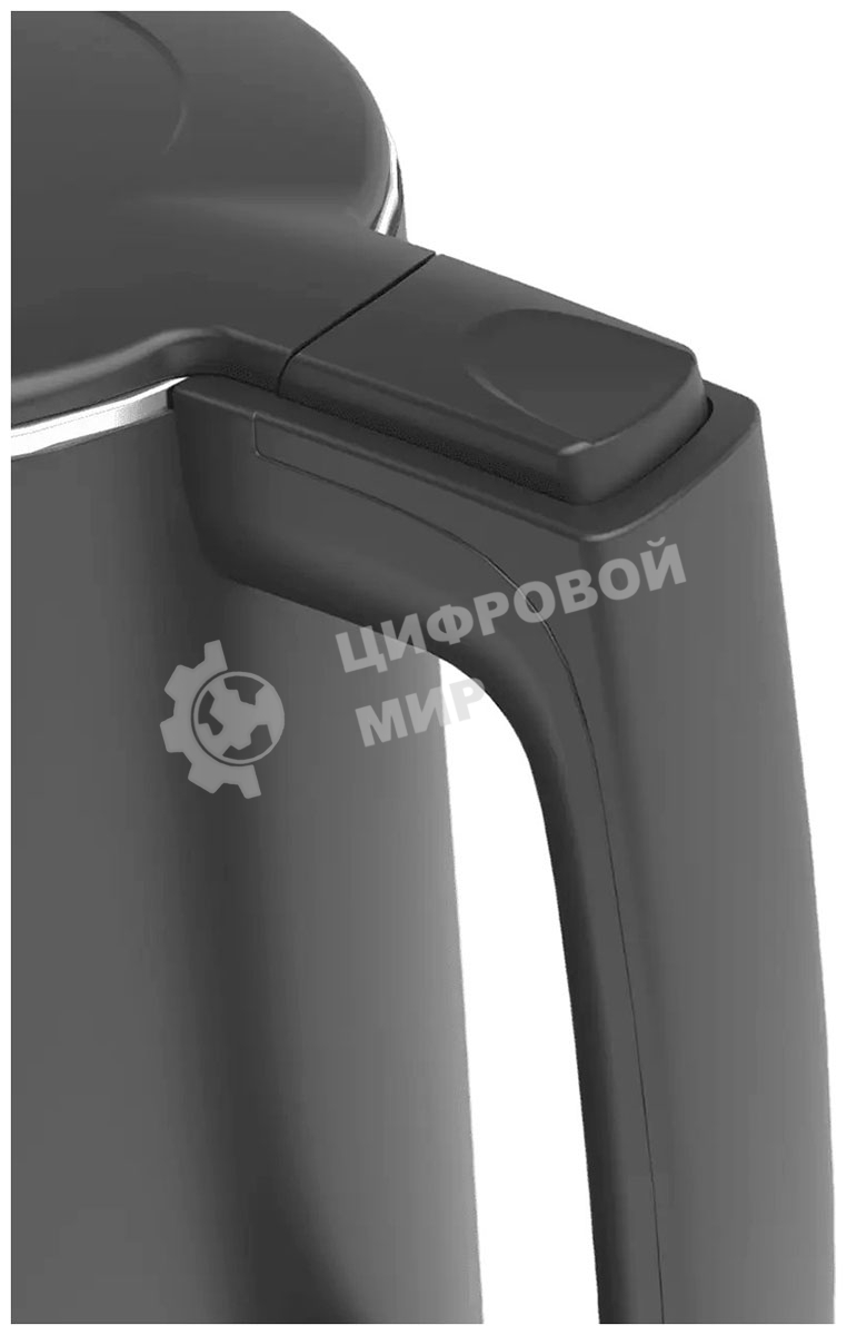 Чайник электрический Candy CK-400 1.7л. 2200Вт черный корпус: нерж.сталь/пластик (FM04WKM00RU)