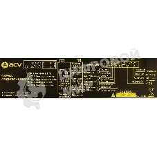 Автомагнитола ACV AVS-814BW, 1 DIN, Bluetooth, USB Type-A, AUX