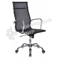 Кресло руководителя Бюрократ CH-993/M01 черный M01, сетка, крестовина хром