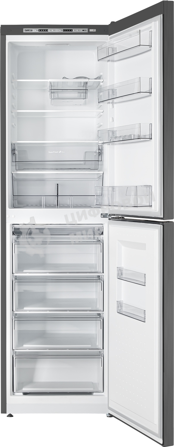 Холодильник Atlant ХМ 6625-159 черный двухкамерный 205/159л морозилка снизу