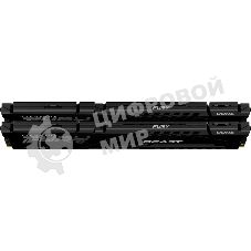 Оперативная память Kingston Fury Beast, DDR5, 16Gb (2x8Gb), 6000MHz, CL30, DIMM, с радиаторами, черный