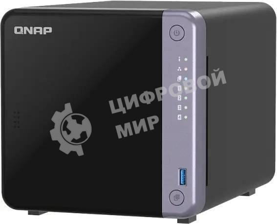 Сетевое хранилище NAS Qnap TS-432X-4G 4-bay настольный Alpine AL-524