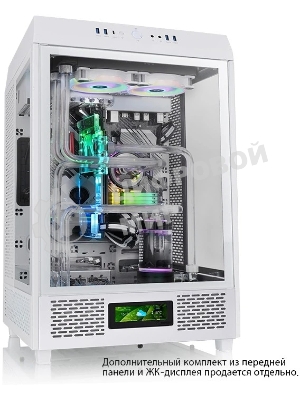 Компьютерный корпус Thermaltake The Tower 500 Snow CA-1X1-00M6WN-00 White,Win,SPCC,Tempered Glass*3,120мм Standard Fan*2