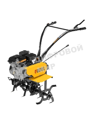 Мотоблок Denzel DPT-170 7 л.с., ремен.сцеп, шир 85 см, глуб 35 см, фрез 3х3, ШОМ, скор 2В/1Н, кол 8