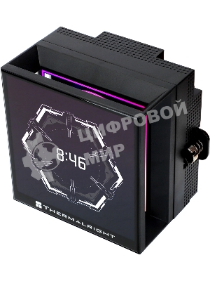 Система жидкостного охлаждения Thermalright Hyper Vision 360 ARGB Soc-AM5/AM4/1151/1200/2066/2011/1700 черный 4-pin 29.6dB Al LCD Ret (H-VISION-360-BL-ARGB)