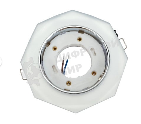 Встраиваемый точечный светильник G216 CH/WH хром/матовый GX53+3W(LED WHITE)
