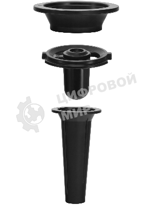 Мясорубка электрическая Polaris PMG 2582 черный, 2500 Вт, 2.7 кг/мин, реверс, защита от перегрузки, металлический лоток, насадки - 5