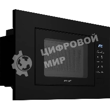 Микроволновая печь встраиваемая Weissgauff HMT-206 Compact Grill черный, 20 л, 700 Вт, переключатели - сенсор