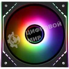 Кулер для корпуса Thermalright TL-M12R-S Reverse (124x120x25mm, 4-pin PWM, ARGB, 34.43CFM, 23.2dBA, 1500RPM, черный)