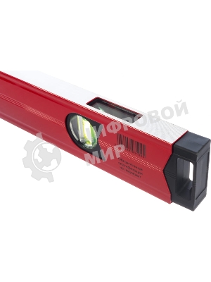 Уровень алюминиевый Matrix магнитный, 1000 мм, фрезерованный, 3 глазка, усиленный