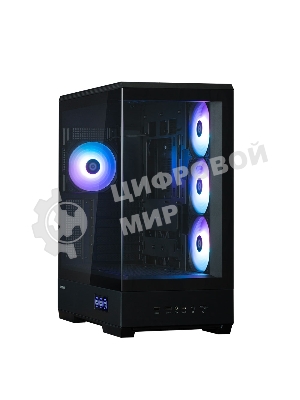 Компьютерный корпус ZALMAN P50 DS, ATX, черный, WINDOW, 2x3.5