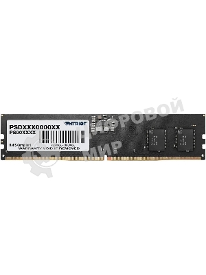 Оперативная память Patriot Signature, DDR5, 32GB (1x32 GB), 5600 MHz, CL46, DIMM