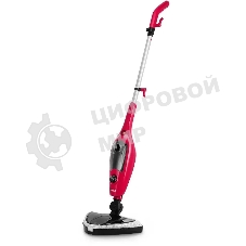 Швабра паровая Kitfort КТ-3928 малиновый/черный