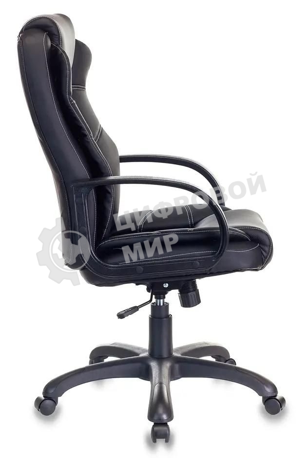 Кресло руководителя Бюрократ CH-839/BLACK черный Пегас искусственная кожа