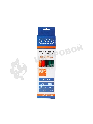 Стержни клеевые EDGE by PATRIOT 11*200 мм набор цветных стержней: красных, зеленых, синих, оранжевых, чер